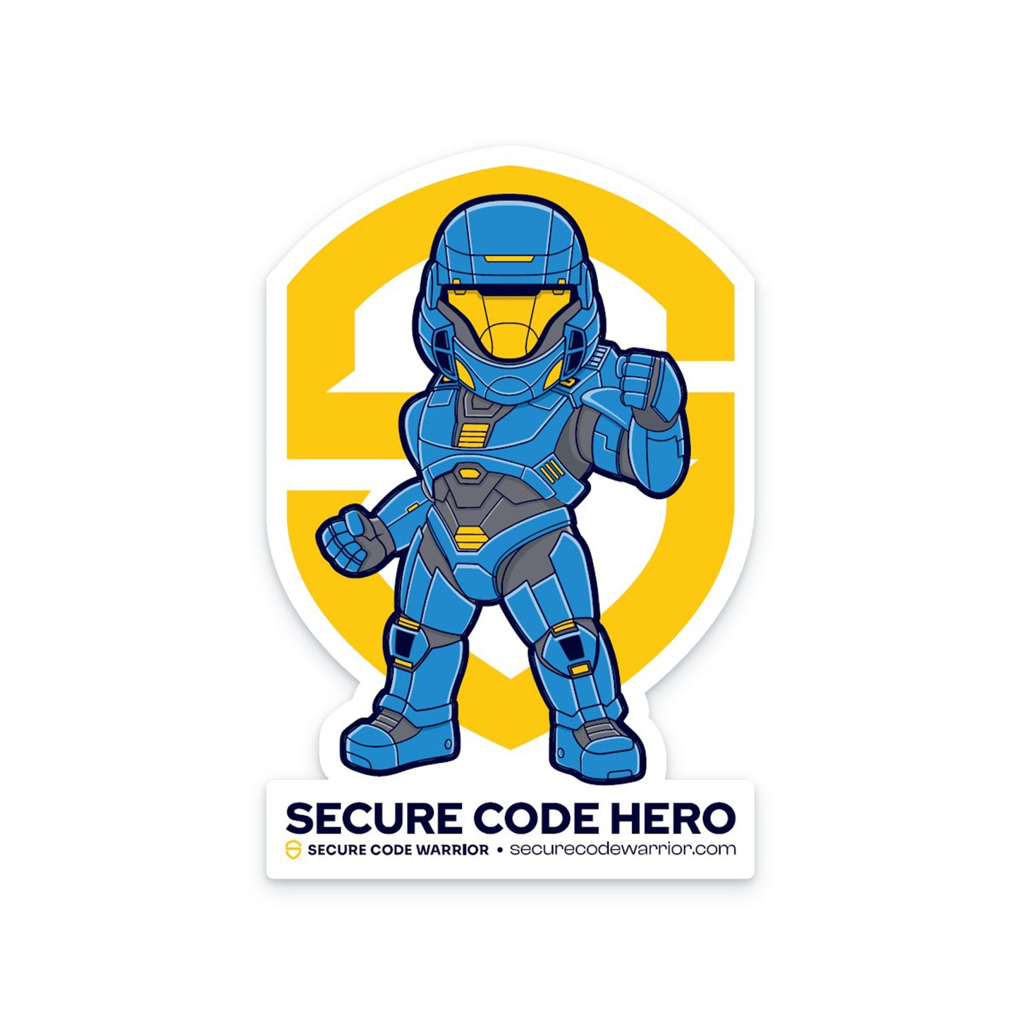 Secure Code Hero Sticker