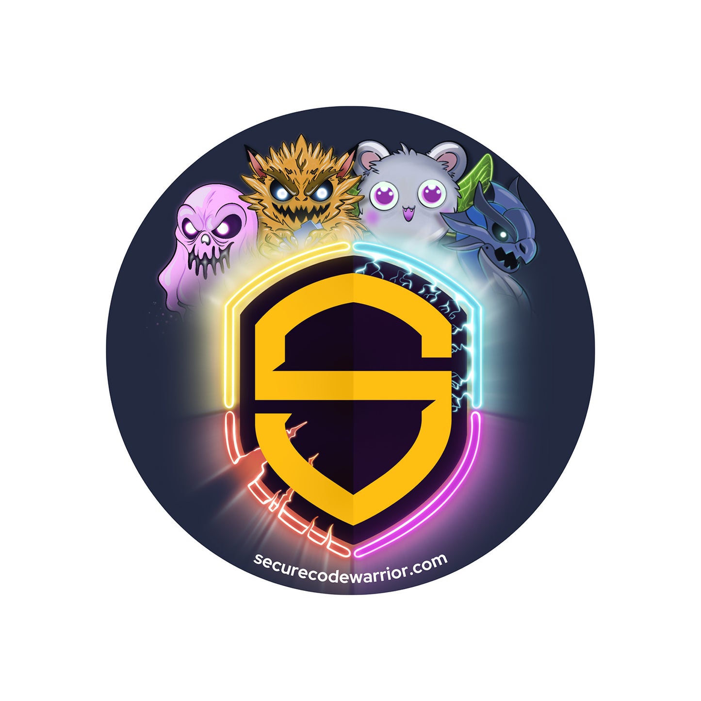 Cybermon Circle Sticker